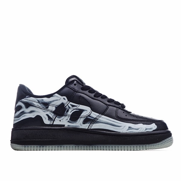 Tênis Nike Air Force 1 black Skeleton