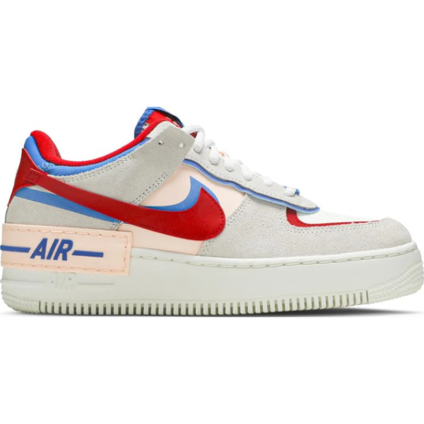 Tênis Nike Air Force 1 Shadow Sail Royal Red Blue