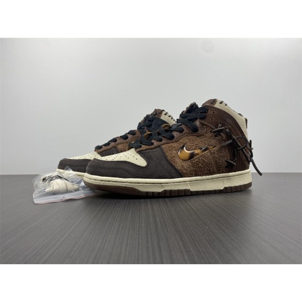 Tênis Nike Dunk High X Bodega Legend Fauna Brown