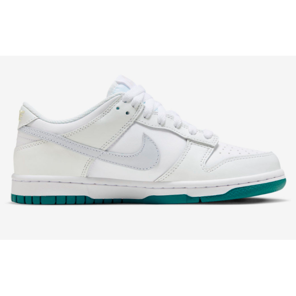 Tênis Nike Dunk Low White Green Grey