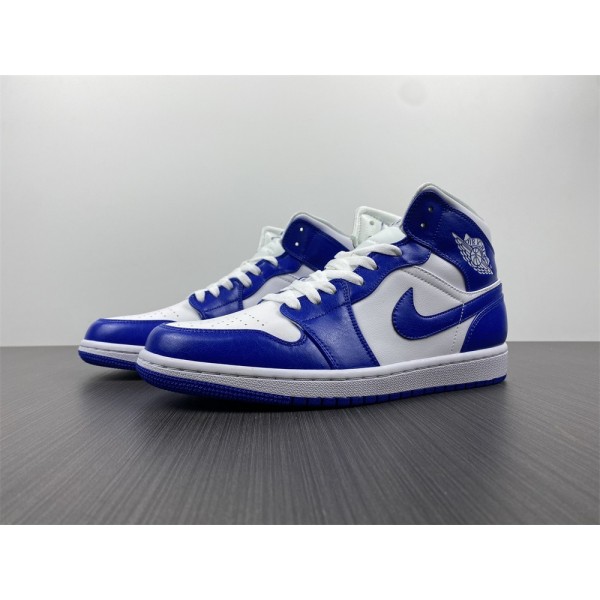 Tênis Air Jordan 1 Mid Kentucky Blue