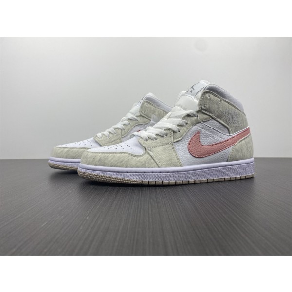 Tênis Air Jordan 1 Mid Light Iron Ore