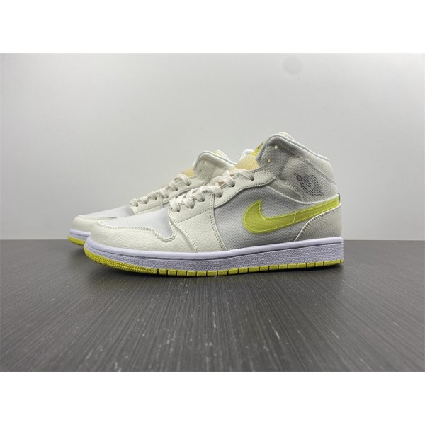 Tênis Air Jordan 1 Mid Voltage Yellow