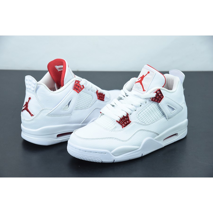 air force 4 metallic red